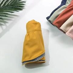 Foldable Sunscreen Hat New Big Brim Cotton Empty Top Cap Double Sided UV Protection Sun Hat