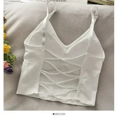 Womens Tops Sexy Tank Top Women Built in Bra Solid Color Camis for
