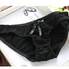 Women Lace Bra Sets Flower Printed Underwear Suit Sexy Lady Ultra-Thin Lingerie Comfortable Push Up Brassiere Outfit