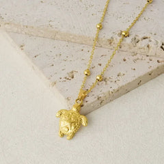 1Pc Temperament Fashion Summer Beach Blue Marine Life Sea Horse Shell Turtle Mini Fish Bead Necklace Classic Clavicle Chain