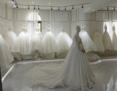 Smileven Short Wedding Dress A Line Sweetheart Neck Shiny Glitter Bride Dresses Mini Sweetheart Neck Vestido de novia Customized