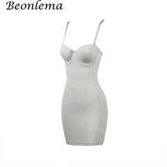 Short Bodycon Dress Backless Skinny Straps Solid Casual Sexy Sleeveless Summer High Waist Club Slim Mini Dresses Ladies Basic