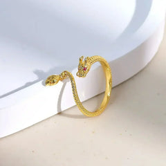 Aesthetic Flower Butterfly Rings for Female Romantic Rhinestone Stylish Non-fading Opening Ring Women Wedding Jewelry Party Gift
