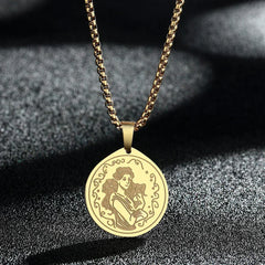 Mens Ancient Greek God Spartan Warrior Pendant Gladiator Necklace Women Mythology Spartan Helmet Charm Neck Chain Amulet Jewelry