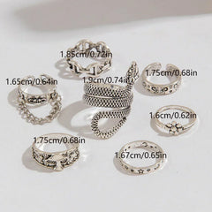 Docona Fashion Elegant Stacking Gold Colour Rings Geometric Design Ring Set Accessories Daily Festival Party Gifts 27910