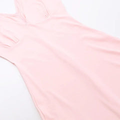 Ladies Summer Ruffle Evening Birthday Party Dress Women Sleeveless Backless Side Slit Long Dresses Clubwear Woman Clothes 2025