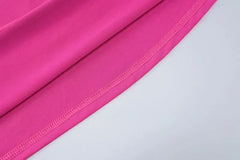 Hugcitar One Shoulder Backless Adjustable Scarf Loop Ruched Sexy Maxi Dress Women Elegant Y2K Streetwear Festival Outfit