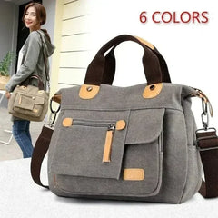 Casual Tote Women's Handbag Shoulder Handbags Canvas Large Capacity - Femstylo