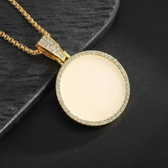 Ice Out Zircon Polite Gesture Middle Finger Necklace Men Women Punk Hip Hop Rap Rock Party Jewelry Gift