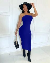 Sexy Chest Wrap Beach Dress | Sleeveless Maxi Summer Dress -femstylo