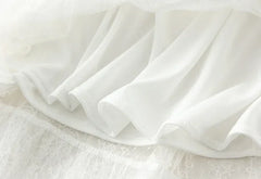 Women's High Waisted Slimming Sand Cake Skirt, Half Skirt, High-End Feeling Gauze, Long Skirt, Summer, , 2025 Hundred fold skirt