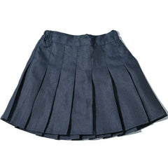 Summer Girl Pleated Skirt Children Summer Skirt Girls Mini Skirts Vintage Pleated Skirt 3-13Y Junior Girls Ruched Cullottes