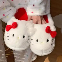 Sanrio Hellokitty Plush Slippers - Femstylo