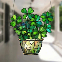 Enchanting Hummingbird Suncatcher – Vibrant Stained Glass Window Hanging Decor