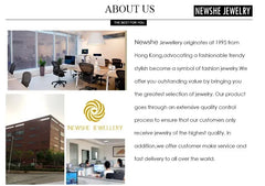 Newshe 2 Pieces Tear Drop Shape Engagement Ring Wedding Band for Women 925 Silver Bridal Jewelry High Grade Cubic Zircons