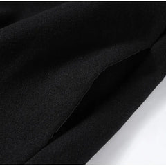 Stand Collar Women Winter Woolen Coats 2025 Autumn Single Breasted Loose Female Long Sleeve Jacket Office Lady Street Short Coat