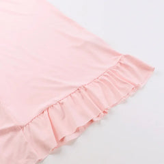 Ladies Summer Ruffle Evening Birthday Party Dress Women Sleeveless Backless Side Slit Long Dresses Clubwear Woman Clothes 2025