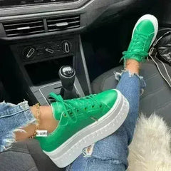 Flat Womens Sneakers Casual Platform Women's Shoes - Femstylo