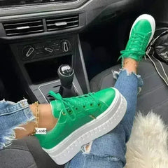 Flat Womens Sneakers Casual Platform Women's Shoes - Femstylo