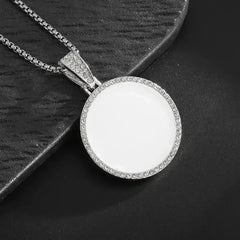 Ice Out Zircon Polite Gesture Middle Finger Necklace Men Women Punk Hip Hop Rap Rock Party Jewelry Gift