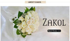 ZAKOL Classic Water Drop Cubic Zircon Bridal Dangle Earrings for Women Girl Trendy CZ Crystal Wedding Engagement Jewelry