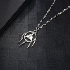 Stainless Steel Anime Millennium Wisdom Wheel Cosplay Pendant Necklace Jewelry Gift