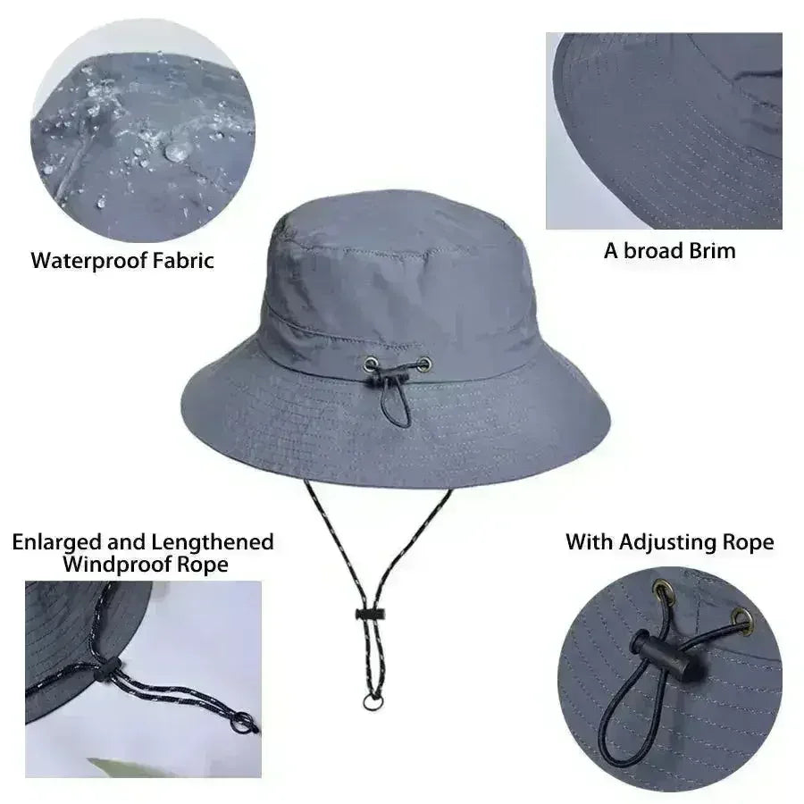 Women Waterproof Sun Hat - UPF50+ UV Protection & Foldable - Femstylo