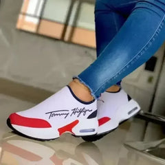 Casual Breathable Wedges Ladies Walking Sneakers Flat Women Shoes - Femstylo