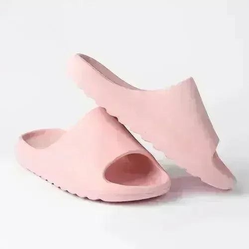 Cloud Pillow Slippers for Women - Pink Shower Shoes for College Dorm - Femstylo