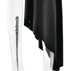 Irregular Pleated Mini Dress | Tassel Hem Streetwear Dress - Femstylo