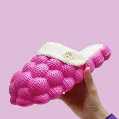 Non-slip Warm Cotton Bubble Slides for Home - Femstylo