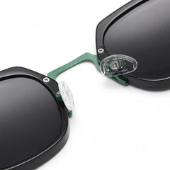 Caterside Punk Retro Polarized Sunglasses Men Mental Fashion Square Sun Glasses Women Outdoor Travel Driving Eyewear UV400