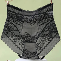 XL-3XL Big Size Women Lace Panties Summer Transparent Hollow Briefs Female Lingerie Sexy Underwear Breathable Underpants New
