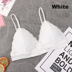 Wireless Push Up Bra Body Shaping Sexy Flower Lace Bra Top Women Plus Size Bralette Underwear Lingerie Full Cup Seamless Bras