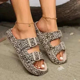 Summer Women Comfort Leopard Soft Thick-Soled Slippers - Sexikinis - Femstylo