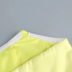 New fashion and sexy solid color wrapped chest dress, women's temperament decorative pleated ruffled edge party dress