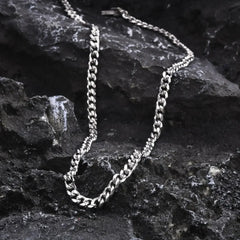 VNOX Cuban Chain Necklace - Stainless Steel 5/6/8mm - Unisex Waterproo