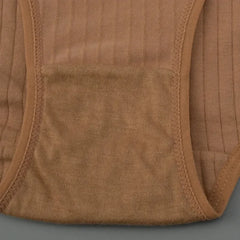 Soft High Waist Cotton Panties Underwear For Women Breathable Plus Size Woman Briefs Female Lingerie Underpants Panty Striped