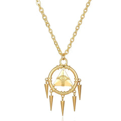 Stainless Steel Anime Millennium Wisdom Wheel Cosplay Pendant Necklace Jewelry Gift