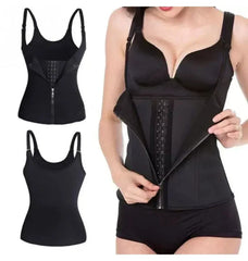 Ladies Lingerie Hree Row Buckle Zipper Bodice Women's Corset Put Away Abdomen Appearing Thin Breathable Comfortable Lingerie
