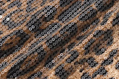 WhereMery Retro Leopard Print Seguins Shiny Chic Short Pants Y2K Spring Women's Fashion Night Club Streetwear Women Mini Bottoms