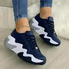 Summer Women's Sneakers Thick Bottom Canvas Casual Shoes - Femstylo