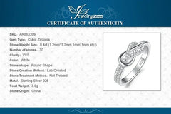 JewelryPalace New Arrival Infinity Love Knot Gemstone 925 Sterling Silver Statement Ring for Woman Fashion Classic Fine Jewelry