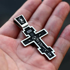 Beier 2022 New Creative Design Jesus Cross Pendant For Men Punk Hip Hop Skull Christian Jewelry Wholesale