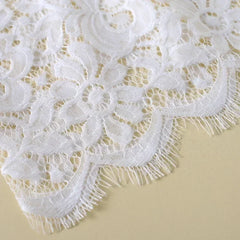 Women Eyelash Floral Lace Shirt Extender Adjustable Layered Faux Top Hem Lower Sweep Mini Skirt Half Slip Underskirt