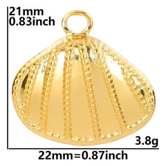 1Pc Temperament Fashion Summer Beach Blue Marine Life Sea Horse Shell Turtle Mini Fish Bead Necklace Classic Clavicle Chain