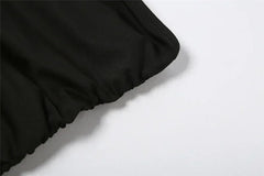 Cryptographic Irregular Ruffle Off Shoulder Sexy Backless Midi Dress for Women Elegant Birthday Vestido Summer Sundresses Ruched