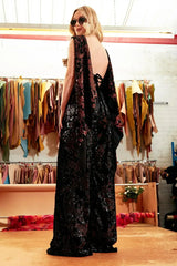 Sparkly Brown Tie Back Top - Femstylo