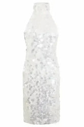 White Backless Mini Dress - Femstylo