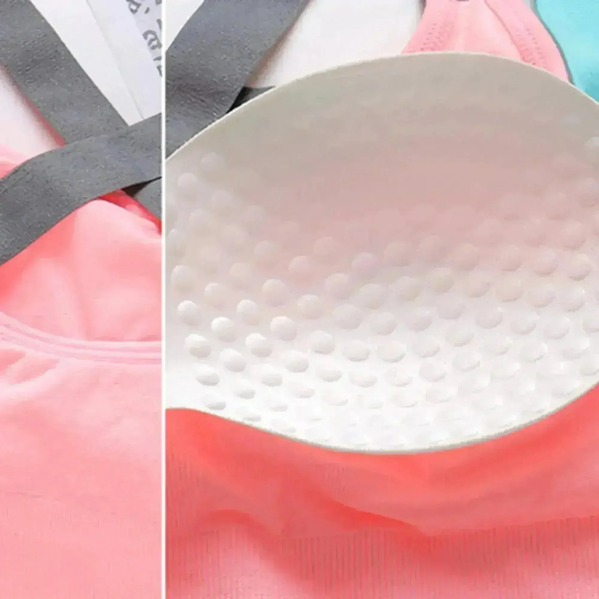 SOBEYO Sports Bra Padded Elastic Straps Cross Back Gray - Femstylo